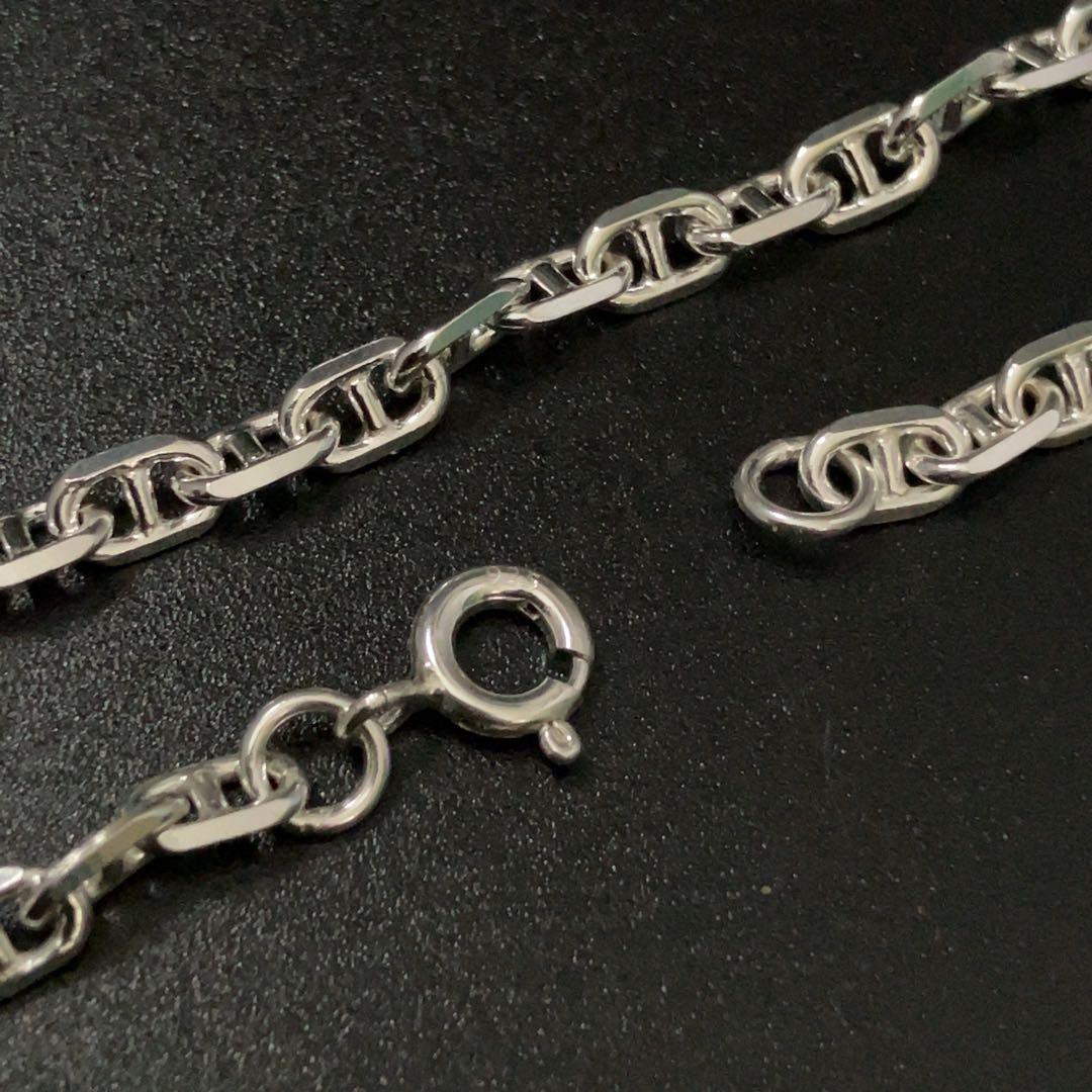 【幅4mm60cm】ネックレス アンカーチェーン シルバー925 新品 2490