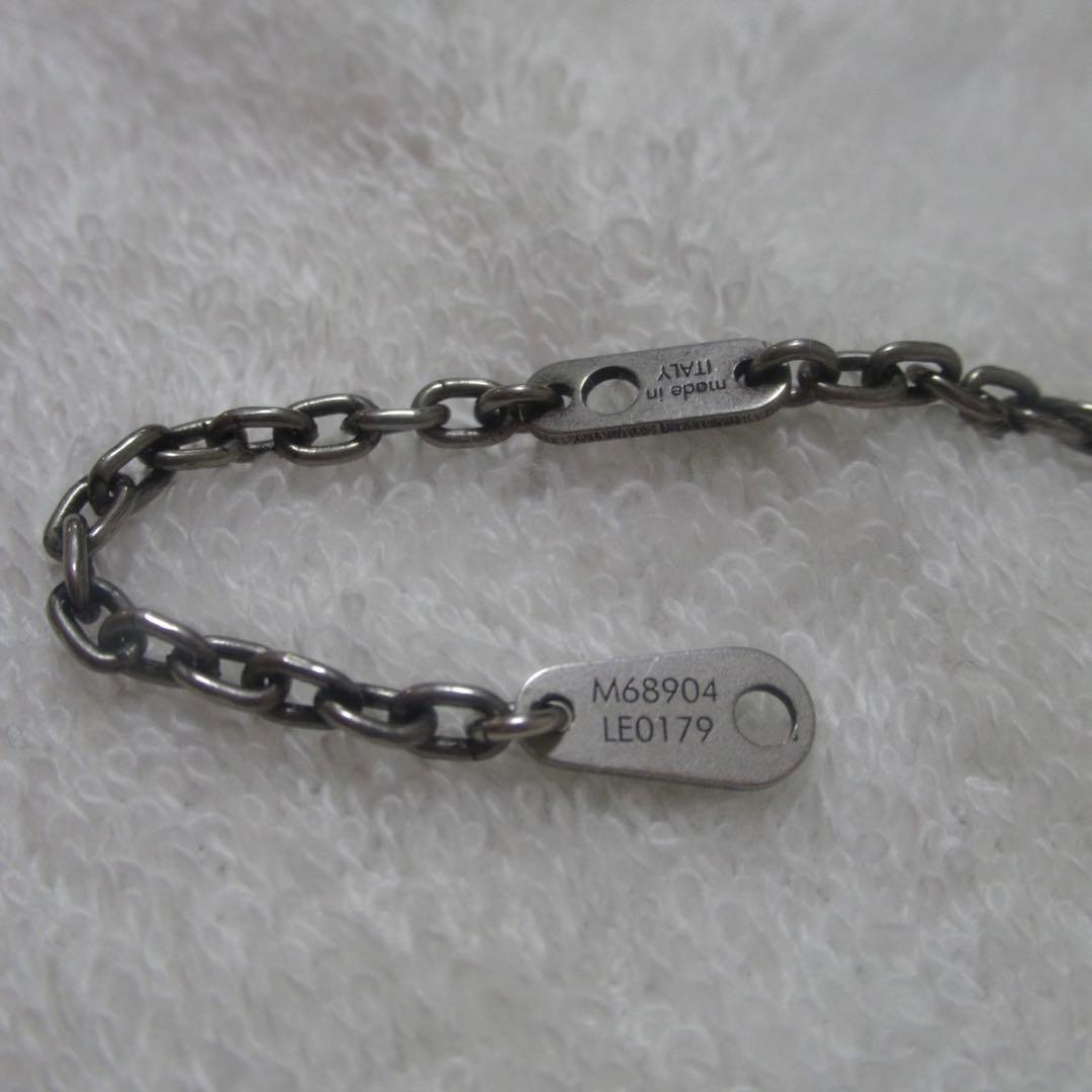 LOUIS VUITTON LVイニシャルネックレスM68904ターコイズブルー