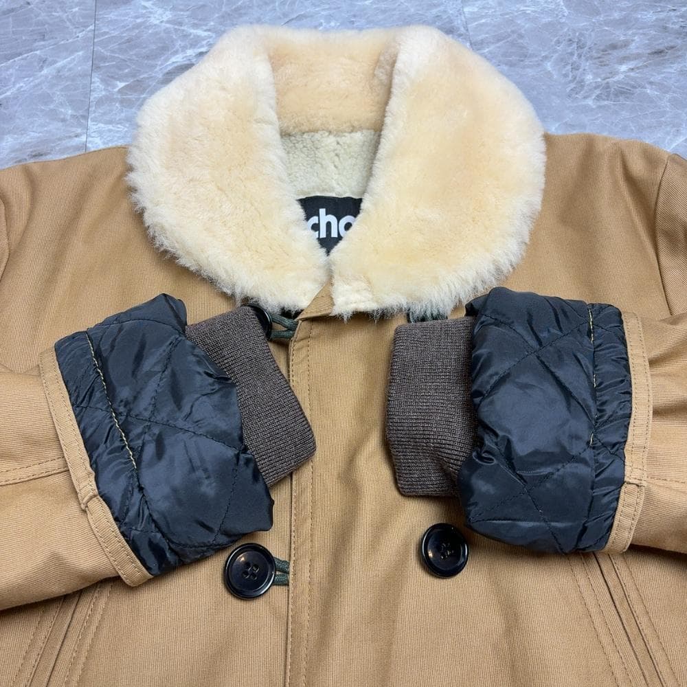 Schott USNAVY N1 デッキジャケット ミリタリー ムートン XL