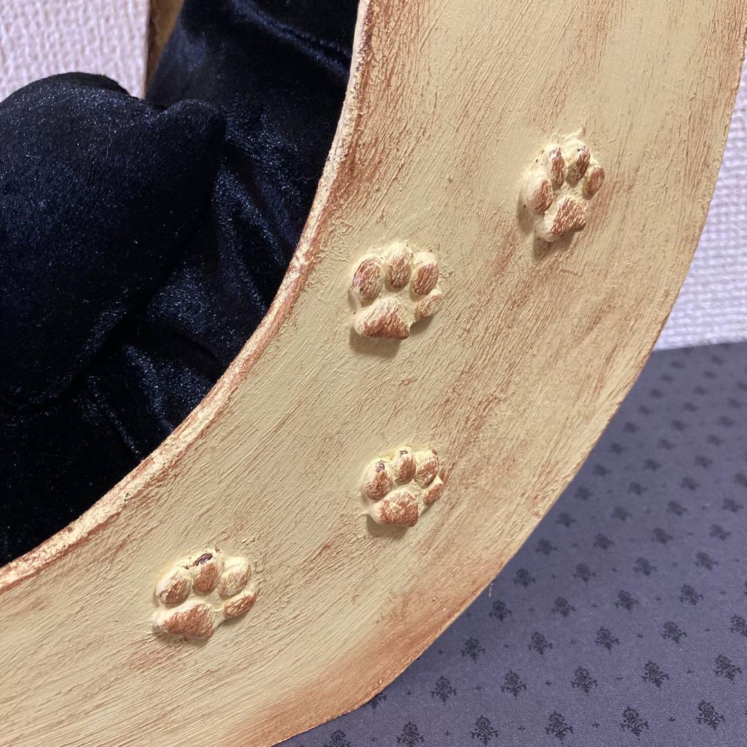 作家様 ハンドメイド 作品 ドール ぬいぐるみ用 三日月ベッド 約1/6サイズ