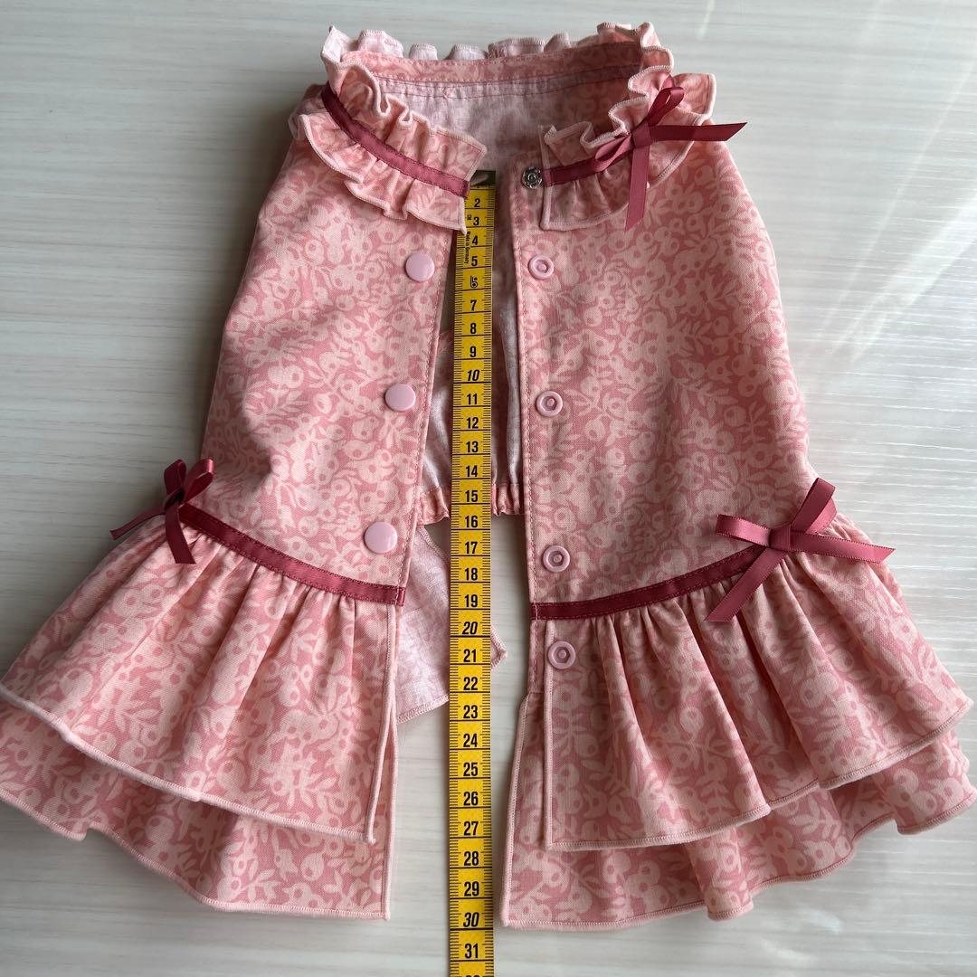 No.530・531 犬服ハンドメイド　バックオープンワンピース