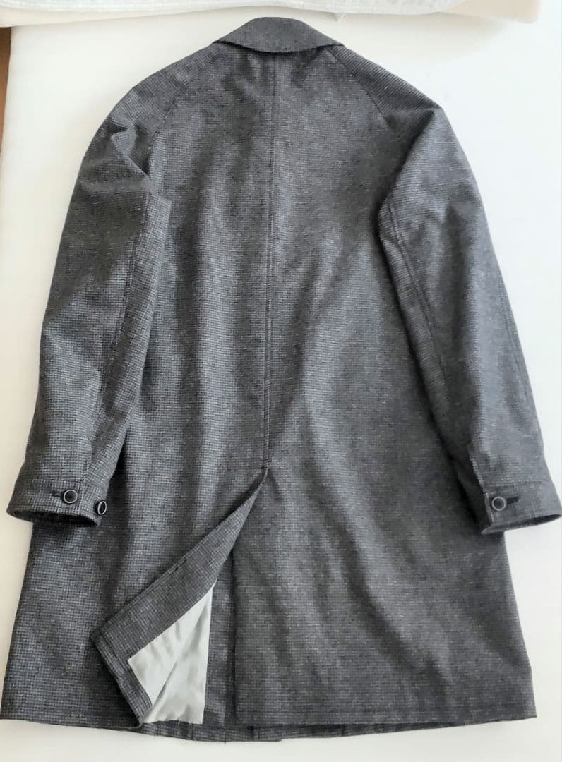 【春先に】steven alan 千鳥格子 ステンカラー バルマカン コート S