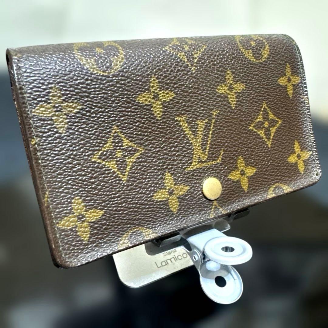 ⑦☆良品☆ モノグラム♪Ｌ字型ファスナー財布