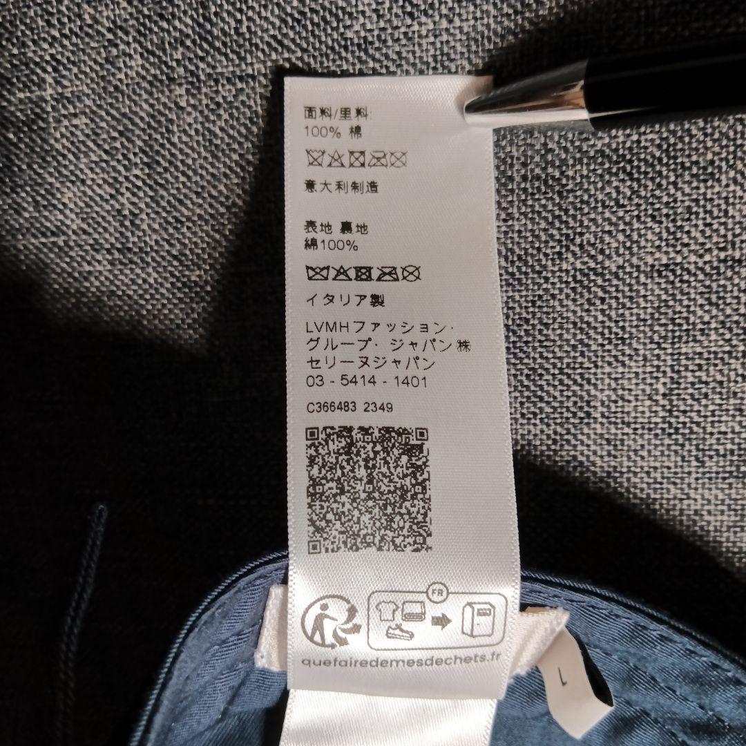 セリーヌCロゴベイスボールキャップネイビーLサイズ