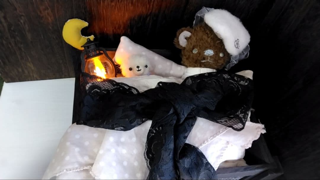 世界に一体 *＊「かわいい茶くまさん&ベッドset」＊ 豪華セット付