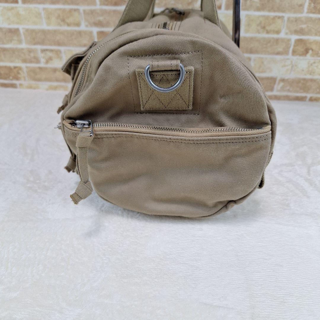 PORTER　ラブアンドピース　ボストンバッグ　ドラム　2WAY 　ベージュ