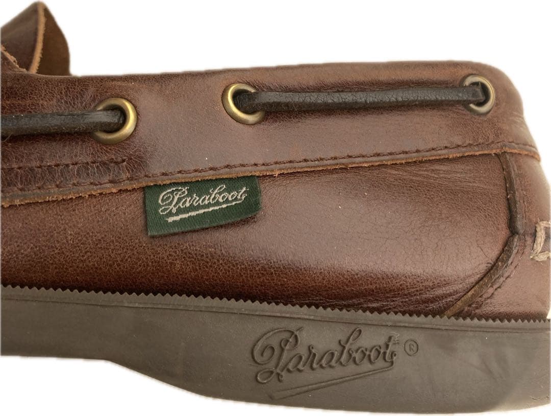 ［Yuzo Yamagami］Paraboot ブラウン デッキシューズ