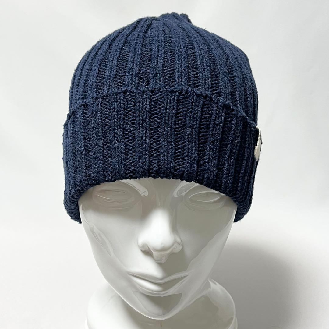 【超美品】米国製Ron Herman ピスネーム コットンリブニットキャップNV