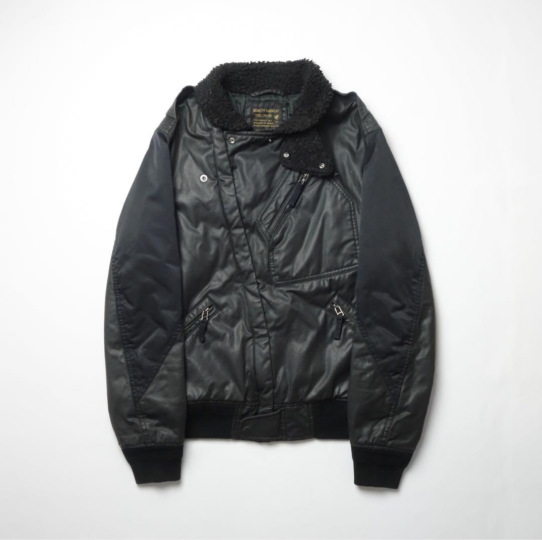K.M × Old UNIQLO Coated Military Blouson