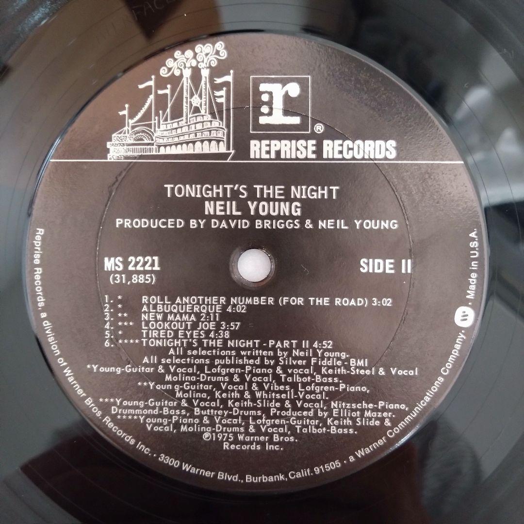 Neil Young Tonight's the Night レコード