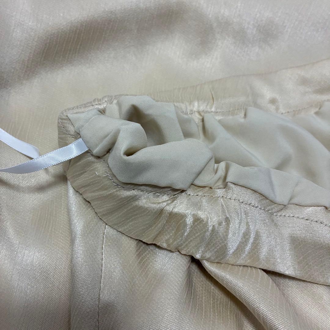 【最終価格】anuans IPEKER ナロースカートYELLOW BEIGE