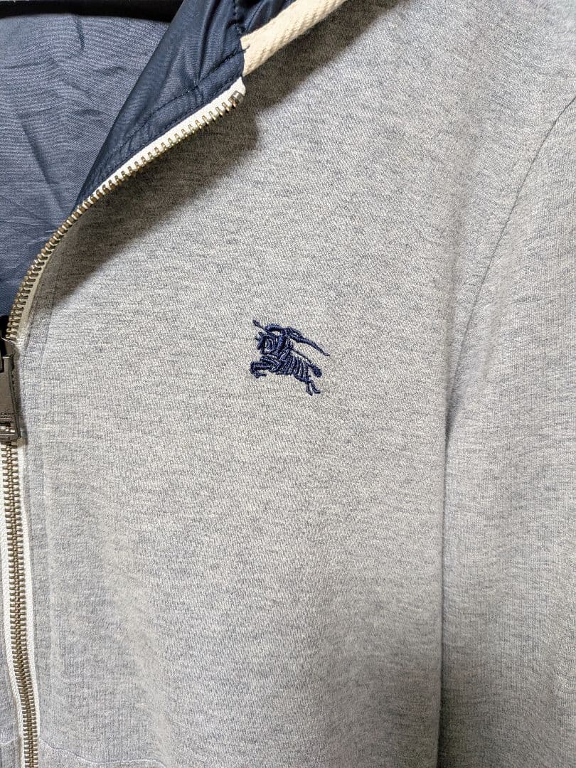 レア 希少 BURBERRY BLACK LABEL リバーシブルパーカーМ