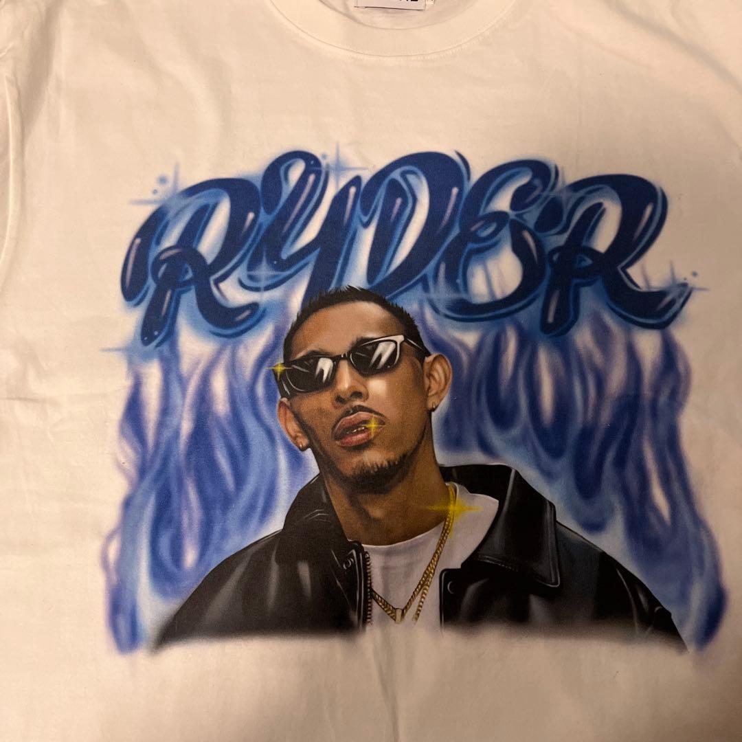 VALLAD RYDER グラフィックTシャツ XL 白　io イオ