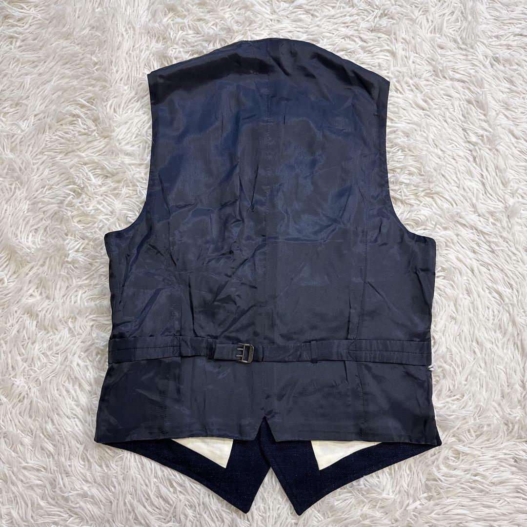 【未使用】Polo by Ralph Lauren ベスト ジレ リネンネイビー