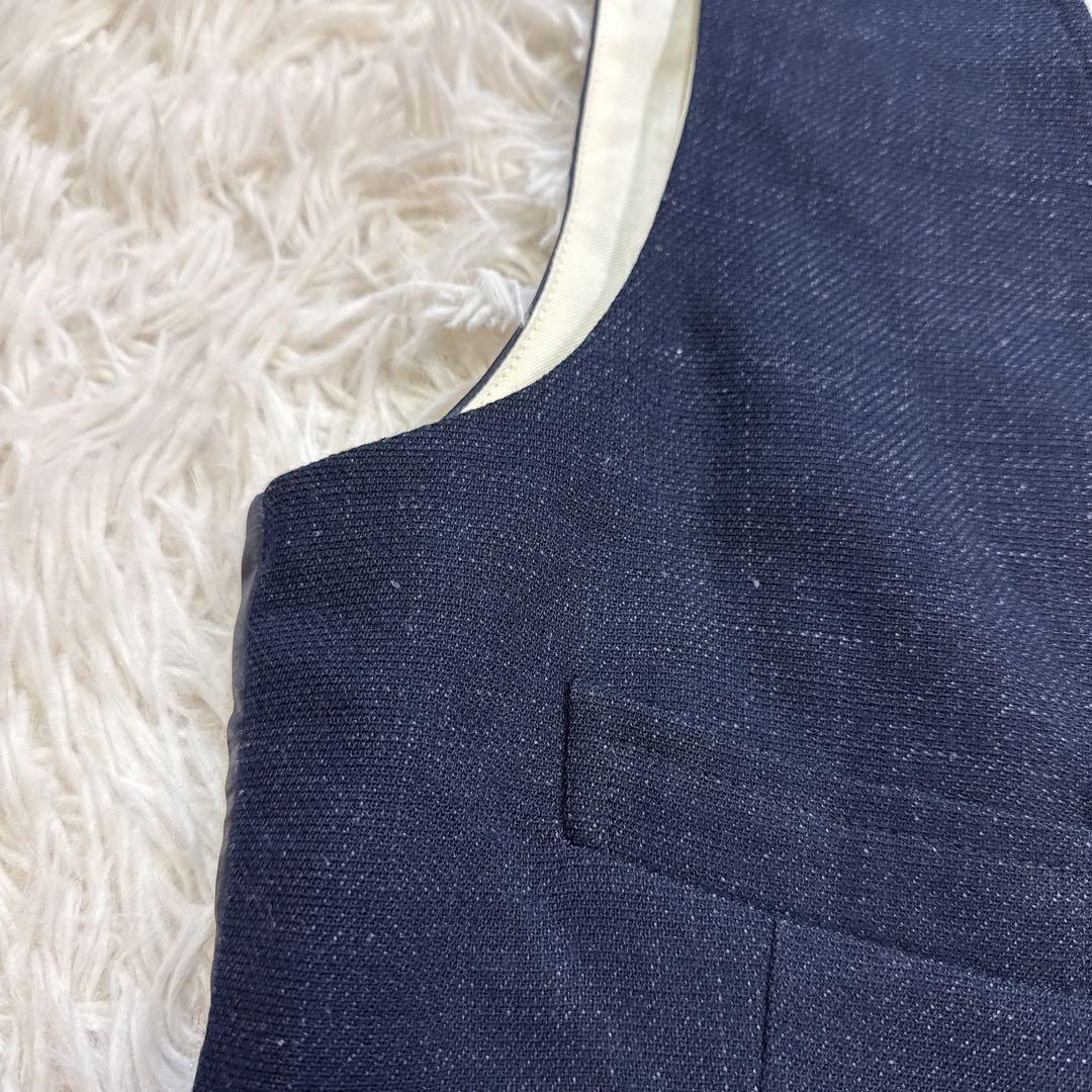 【未使用】Polo by Ralph Lauren ベスト ジレ リネンネイビー