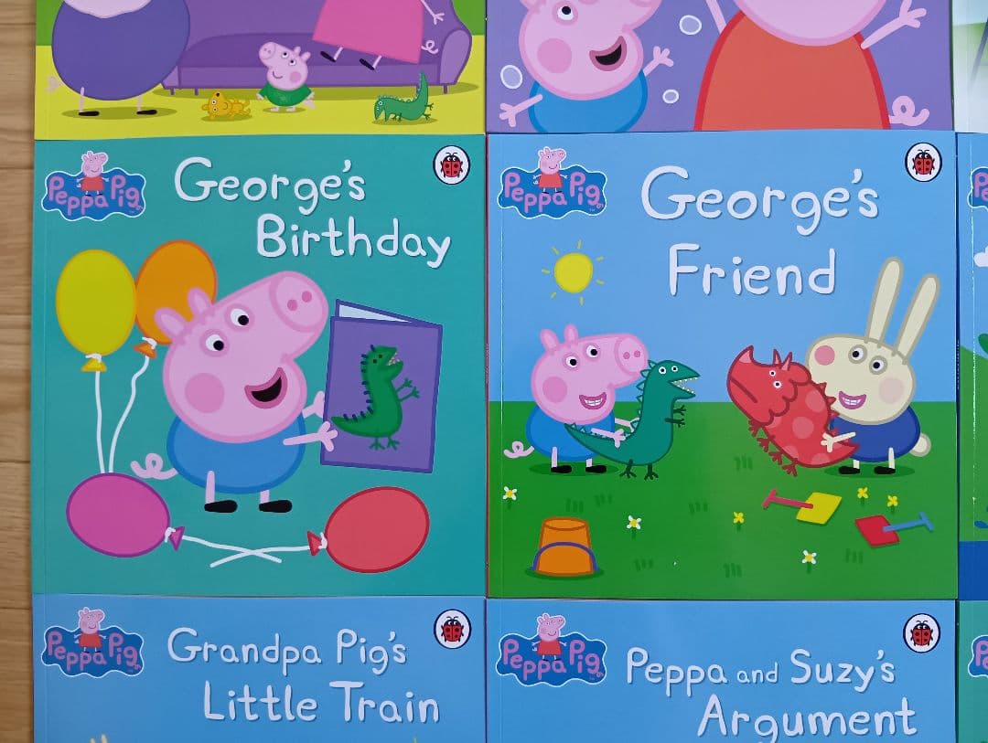 正規品 新品 Peppa Pig 10冊 大きい絵本 CD付 幼児 洋書 英語