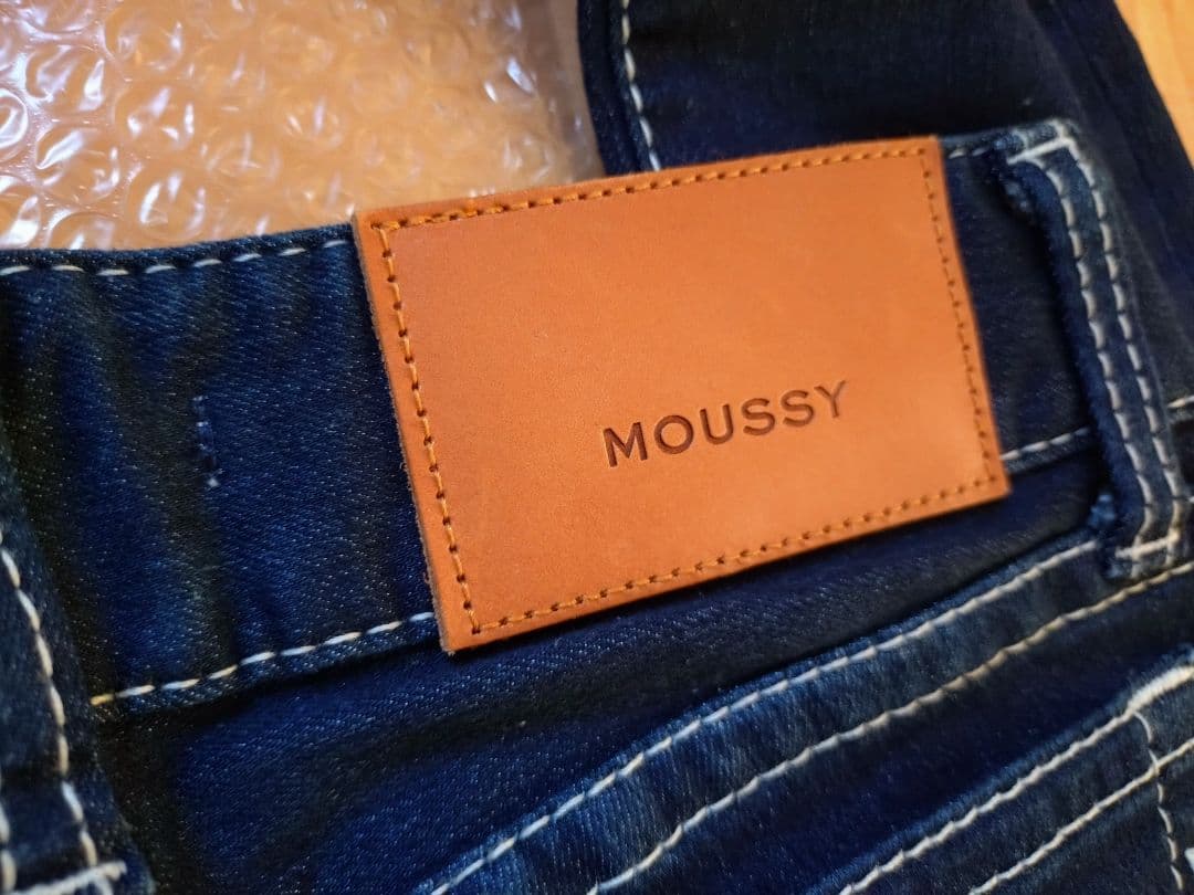 MOUSSY パウダーストレッチデニム スキニー