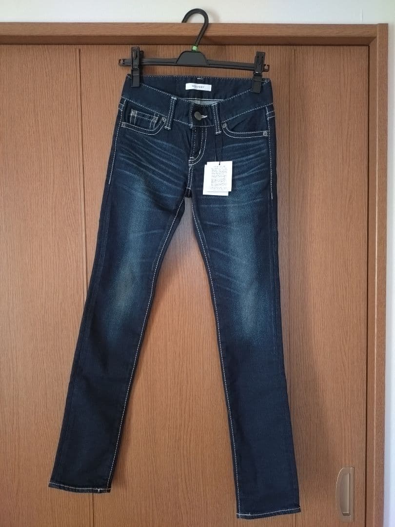 MOUSSY パウダーストレッチデニム スキニー