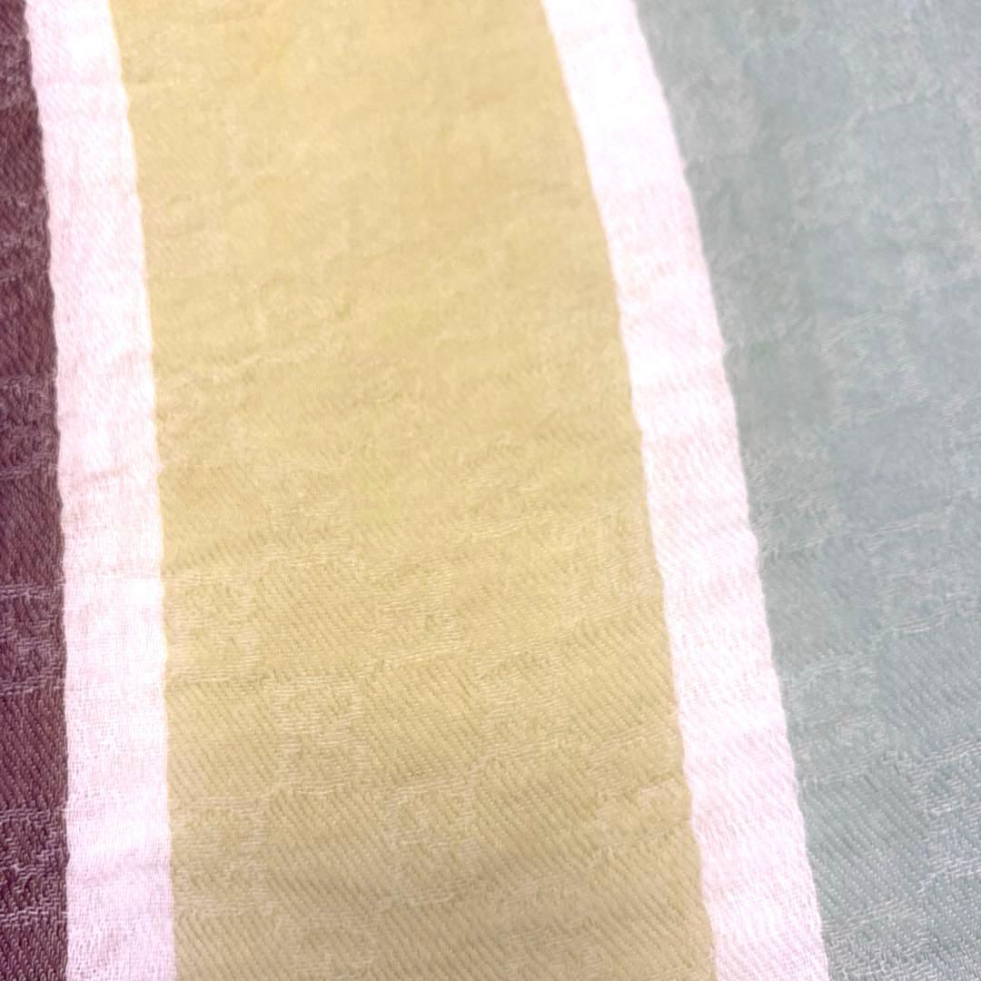 GUCCIストライプ柄薄手ストール