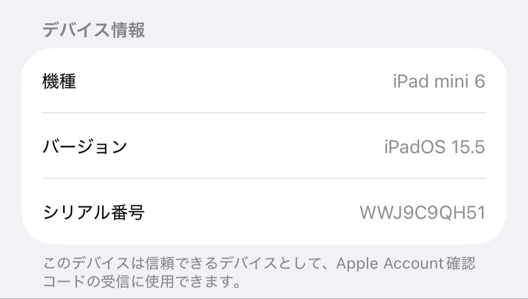 Apple iPad mini 第6世代 パープル 本体 個人