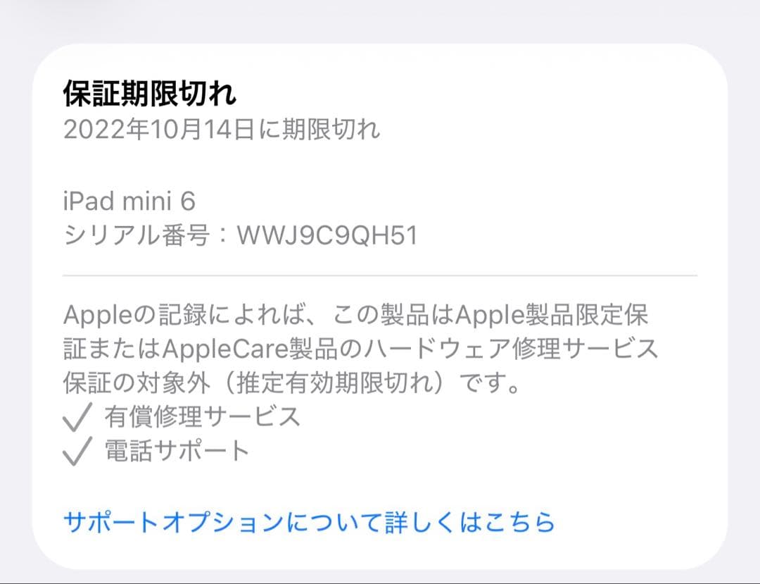 Apple iPad mini 第6世代 パープル 本体 個人