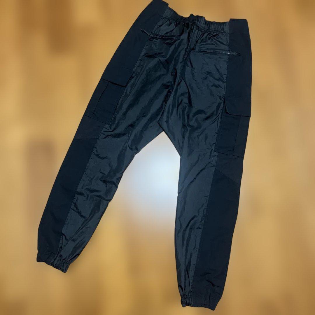 希少XL NIKE×sacai ブラック ナイロンカーゴパンツ