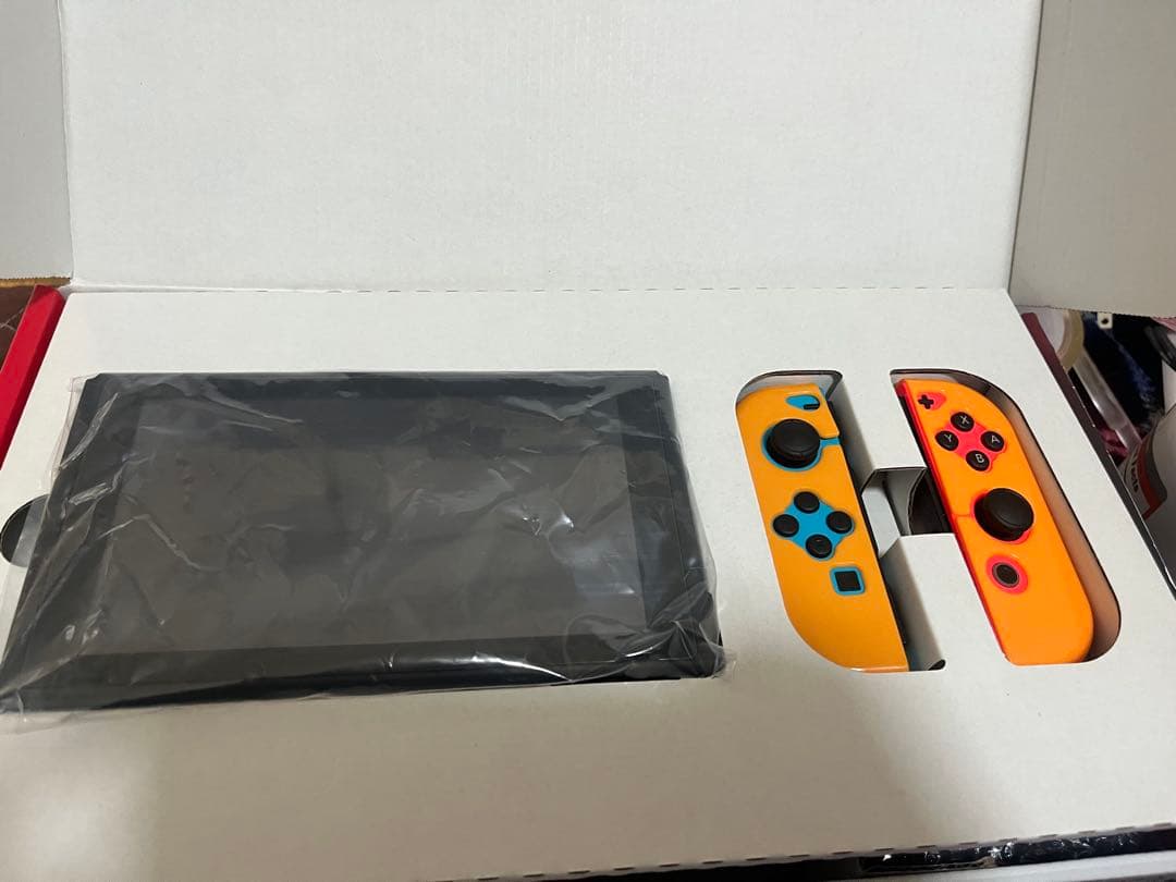 日曜日限定)Nintendo Switch 本体 青/赤Joy-Con、ケーブル
