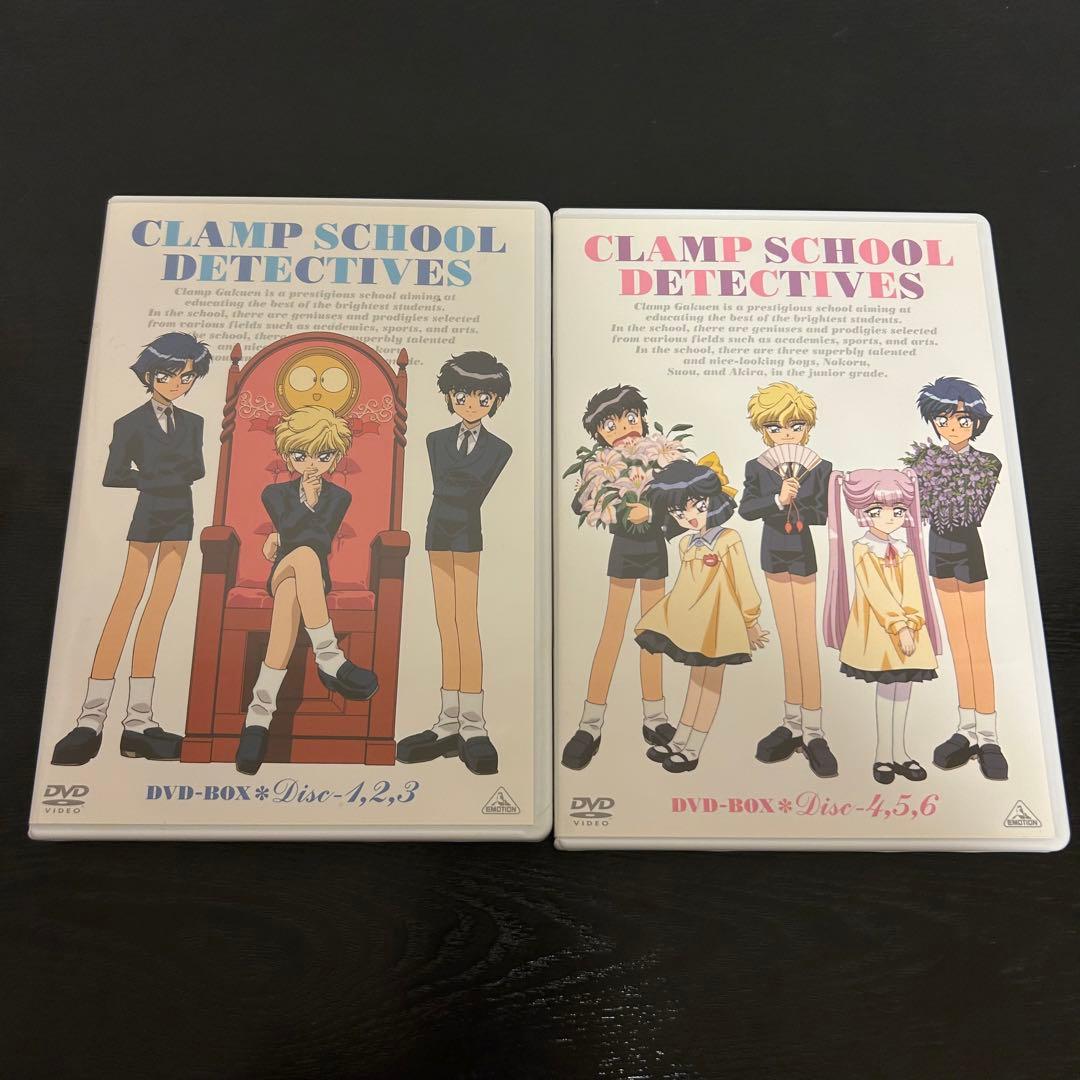 匿名☆CLAMP学園探偵団☆DVD-BOX☆帯付☆ディスク傷あり