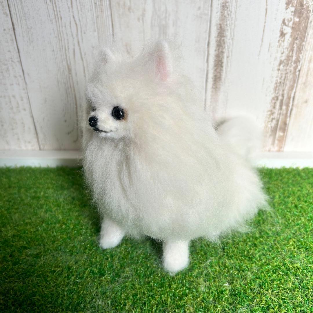 即購入可能です。羊毛フェルト【ポメラニアン】犬　※他の犬種のオーダーも受付中です