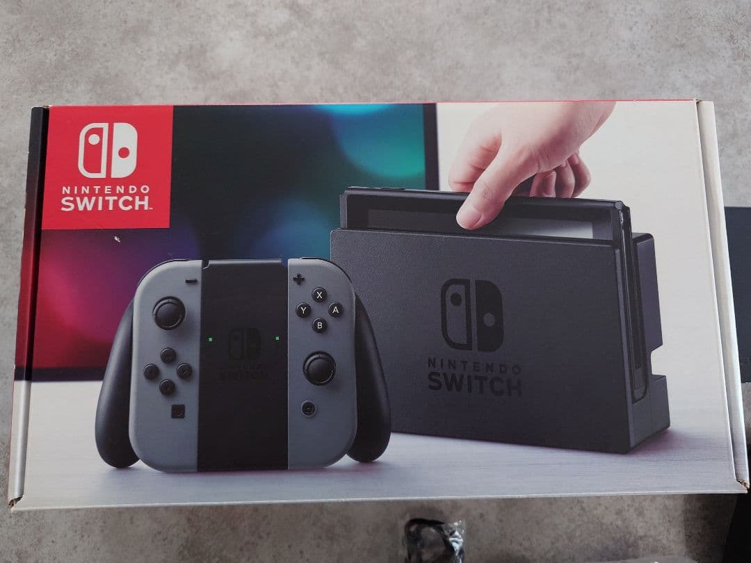 Nintendo Switch グレー 本体 +プロコン+microSD128
