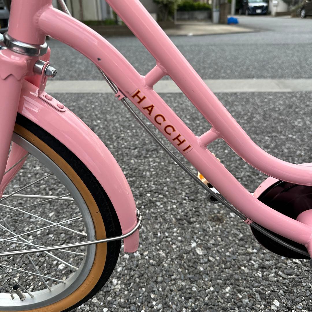 [直接引取り限定]子ども自転車18インチ HACCHI ピンク