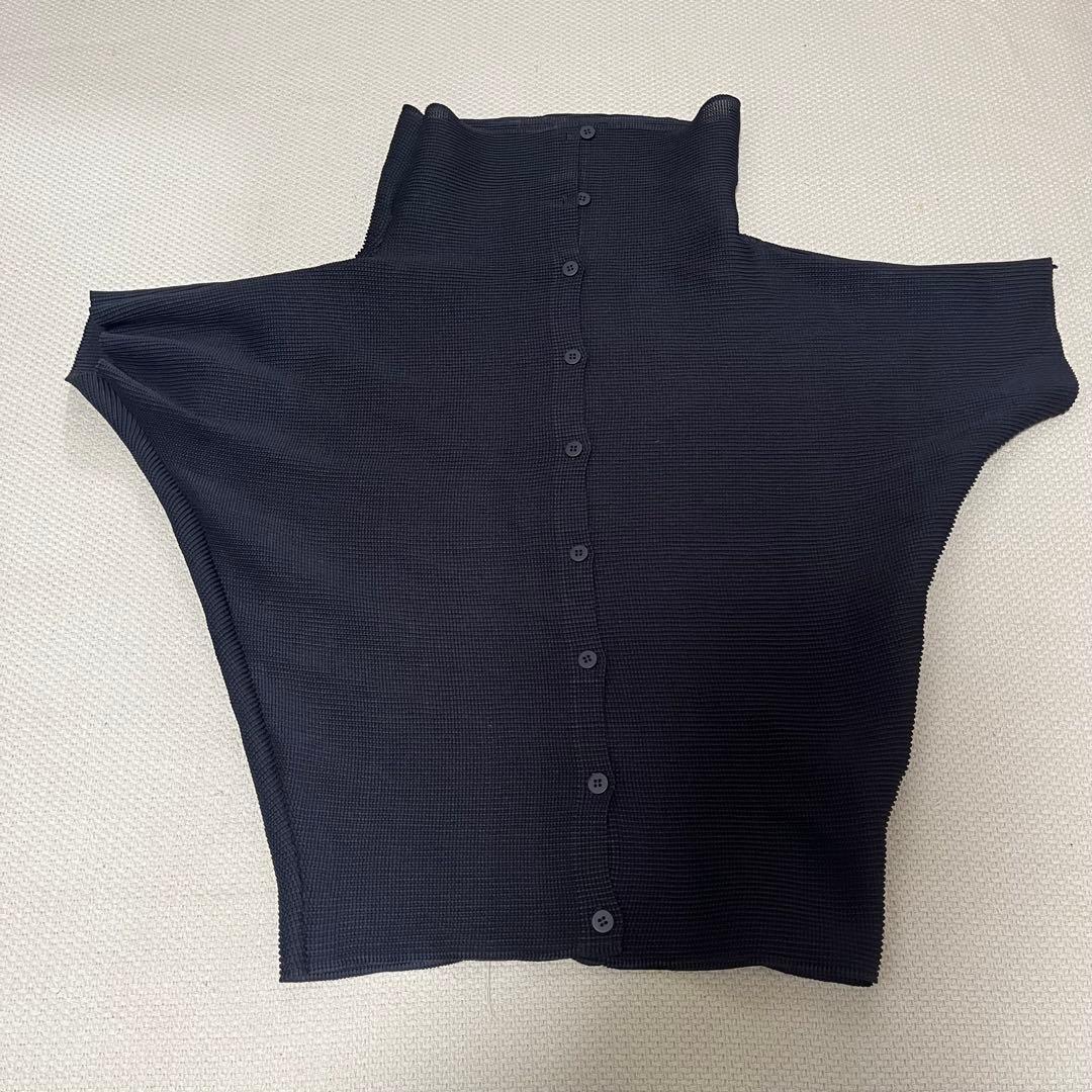 me ISSEY MIYAKE トップス　カーディガン　ドルマン袖　半袖