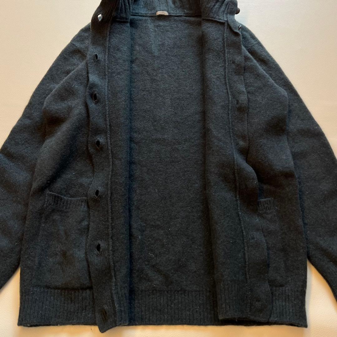 美品✨マーガレットハウエル　カシミヤシルク　ハイネックカーディガン　ポケット