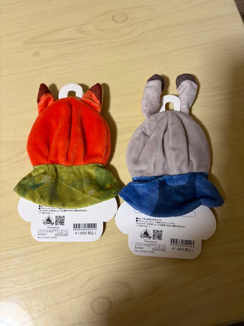 ジュディ　ニック　ズートピア　着せ替え