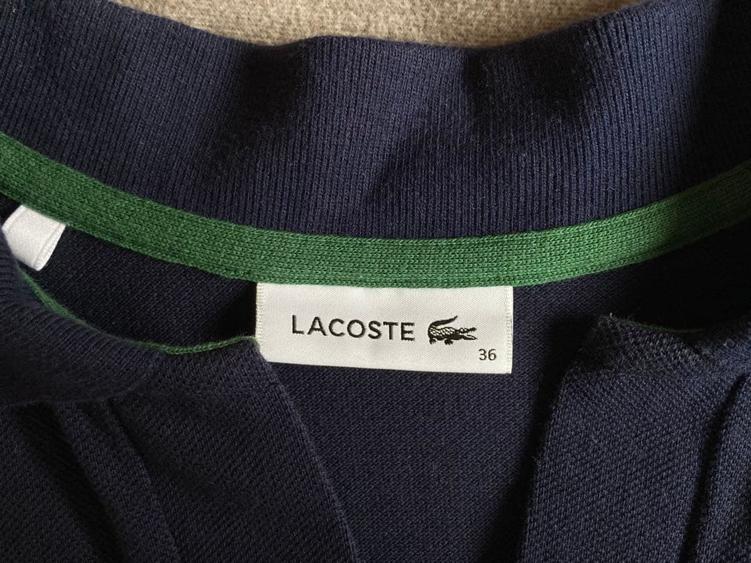 ラコステ　LACOSTE ドルマンスリーブスキッパーネックポロシャツ
