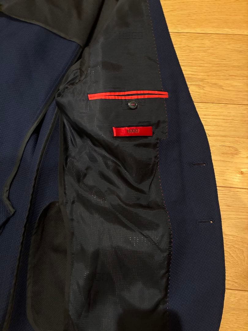 HUGO BOSS HUGO テーラードジャケット ネイビー スリムフィット