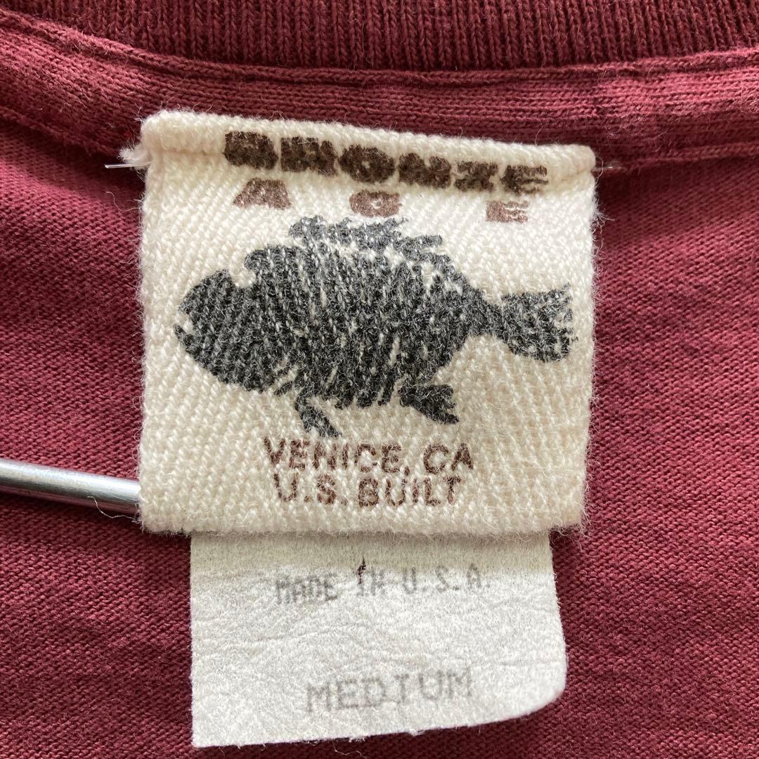 【USA製】80s-90s前期 BRONZE AGE シングルステッチ Tシャツ