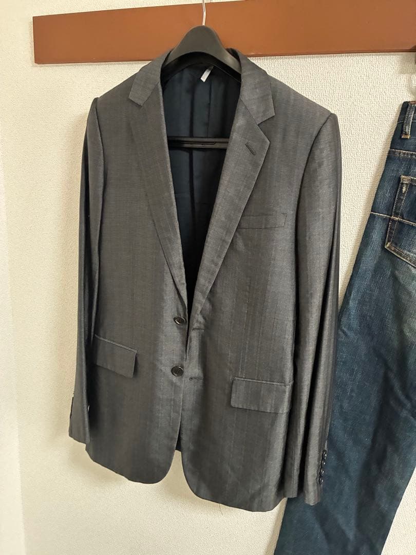 dior homme 03aw エディ期　ウールシルクテーラードジャケット　46