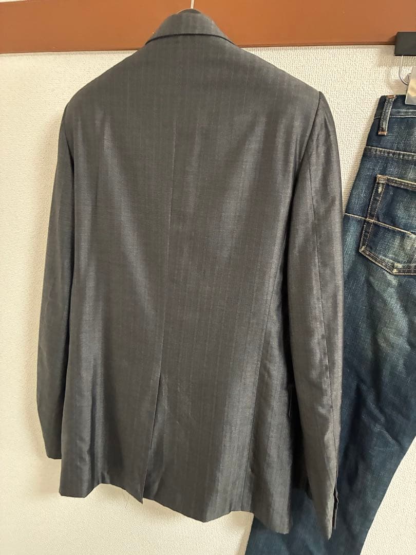 dior homme 03aw エディ期　ウールシルクテーラードジャケット　46