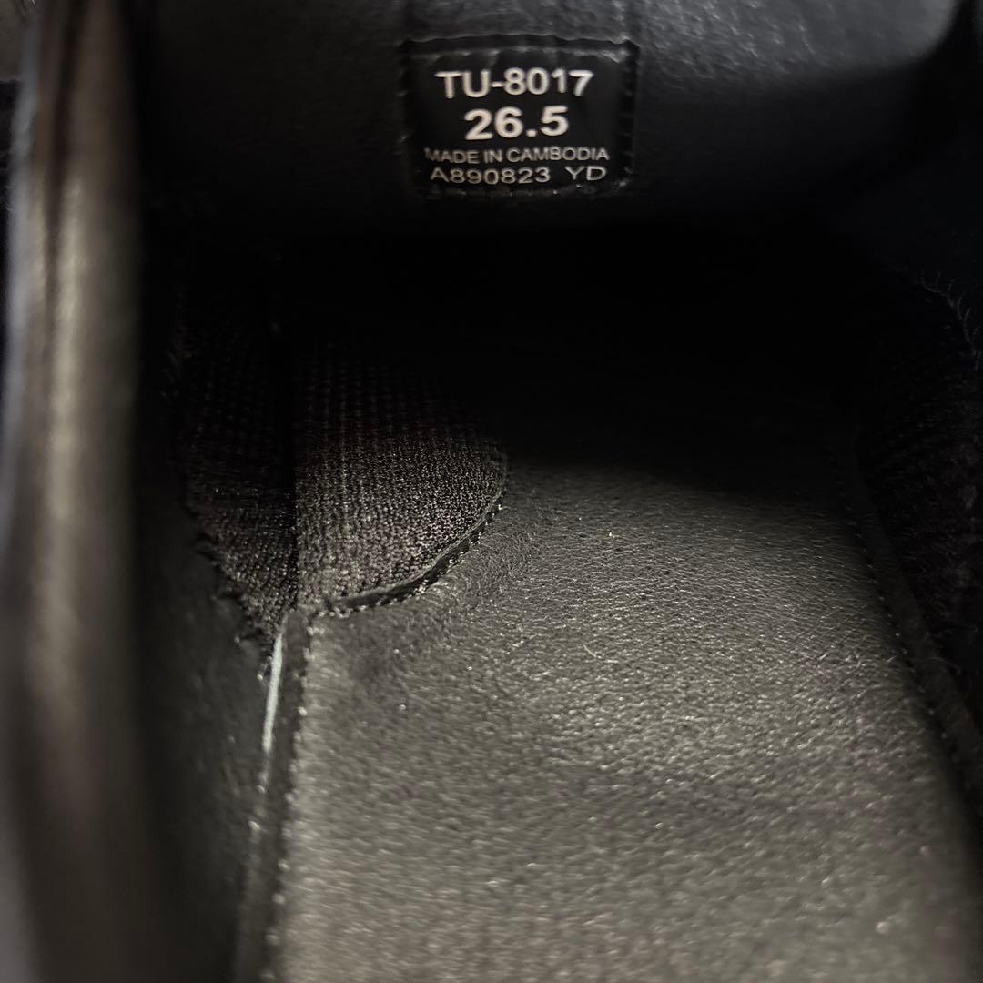 アシックス texcy luxe Uチップ モカシン26.5cm 黒