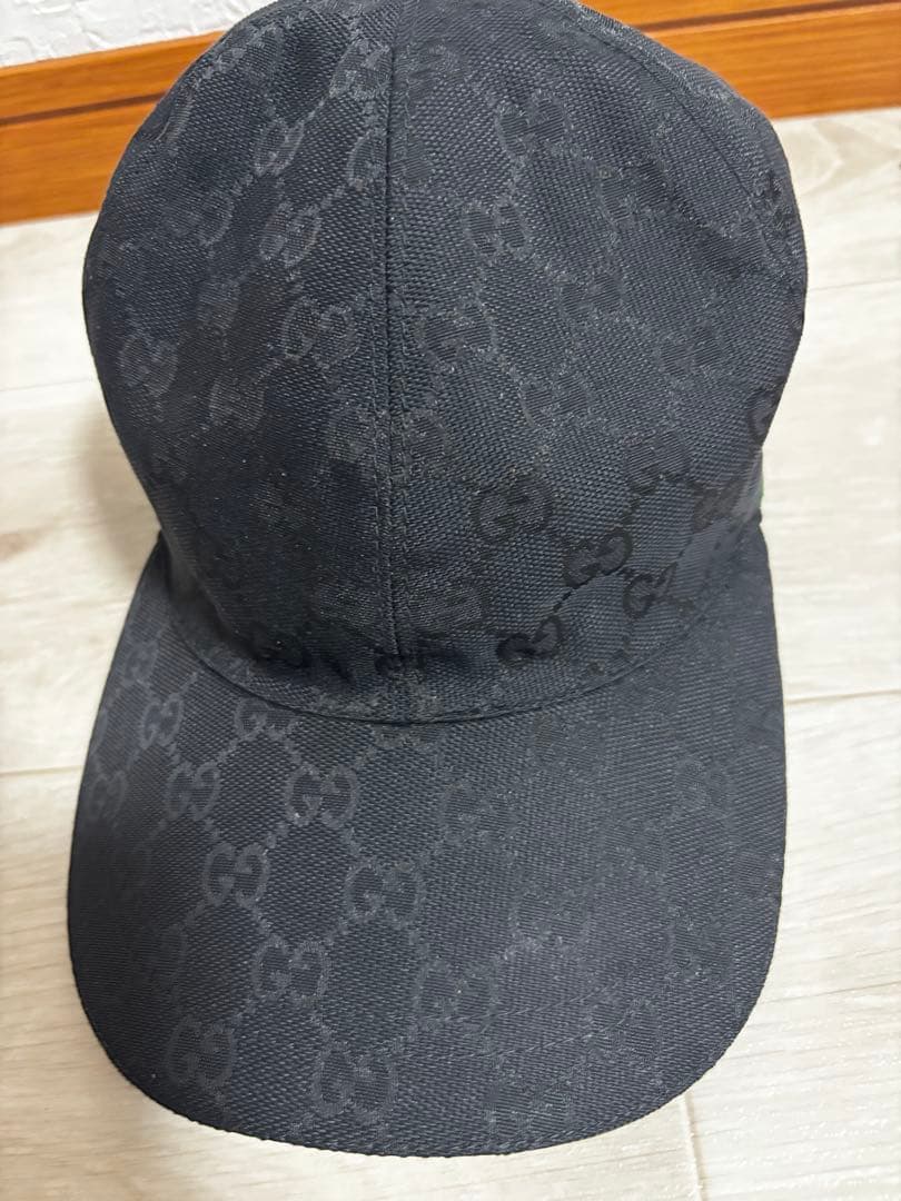 美品　GUCCI GGパターンキャップ