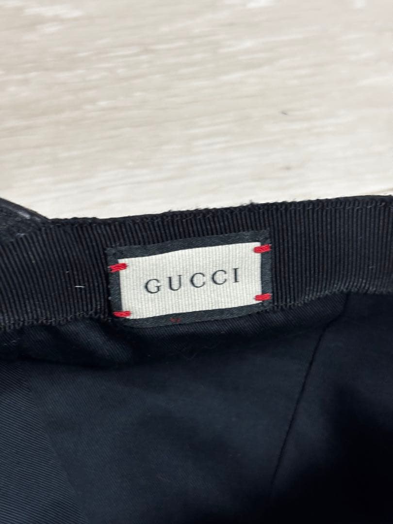 美品　GUCCI GGパターンキャップ