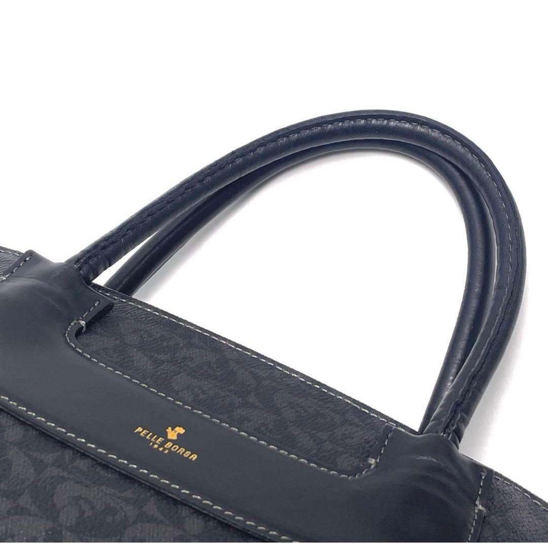 本日限定価格 美品 ペレボルサ モノグラム ミニボストンバッグ ブラック