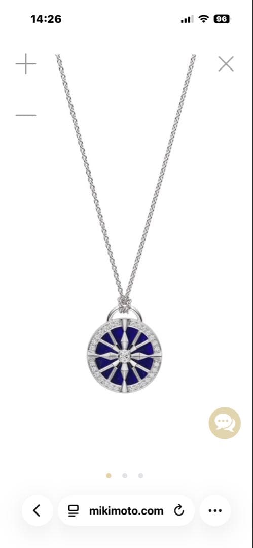LUCKY ARROWS GP-972U MIKIMOTO ネックレス