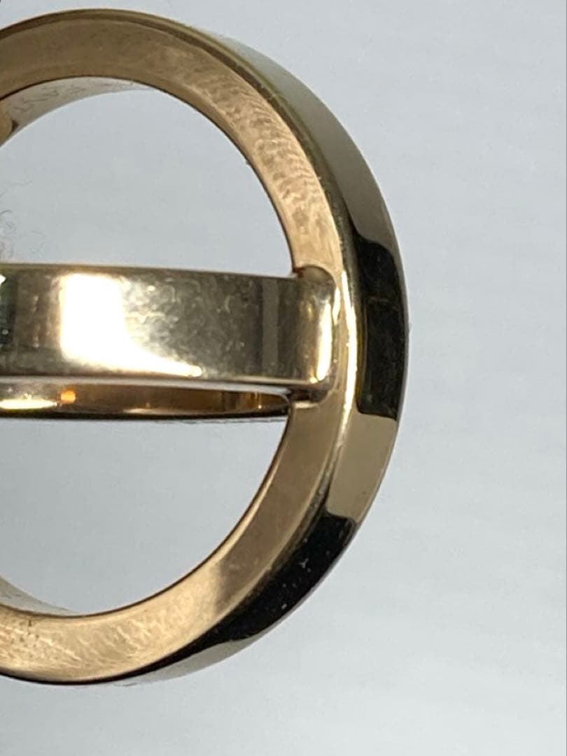 良品　エルメス　コスモス　ゴールド金具　スカーフリング　スカーフ留め　袋付き