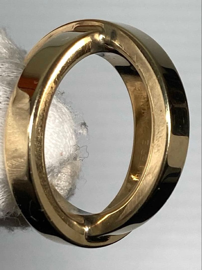 良品　エルメス　コスモス　ゴールド金具　スカーフリング　スカーフ留め　袋付き