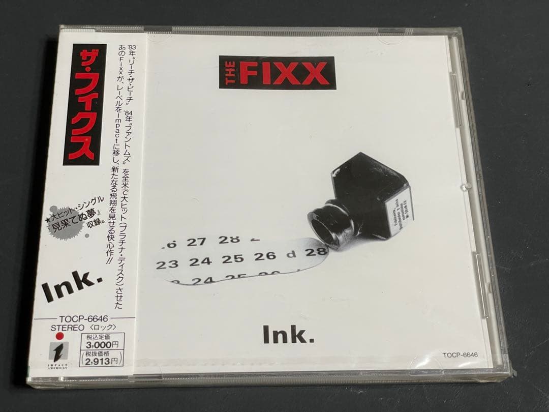 sealed！The Fixx Ink Japan CD OBI Promo