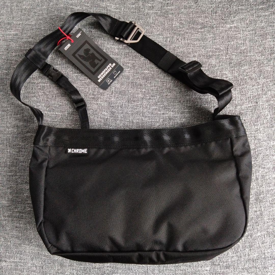 【CHROME】新品 Newspaper Messenger SM 黒
