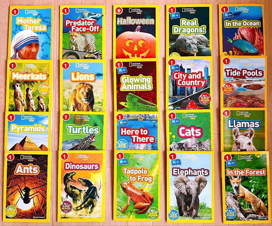 National Geographic Kidsレベル1のフルセット46冊セット