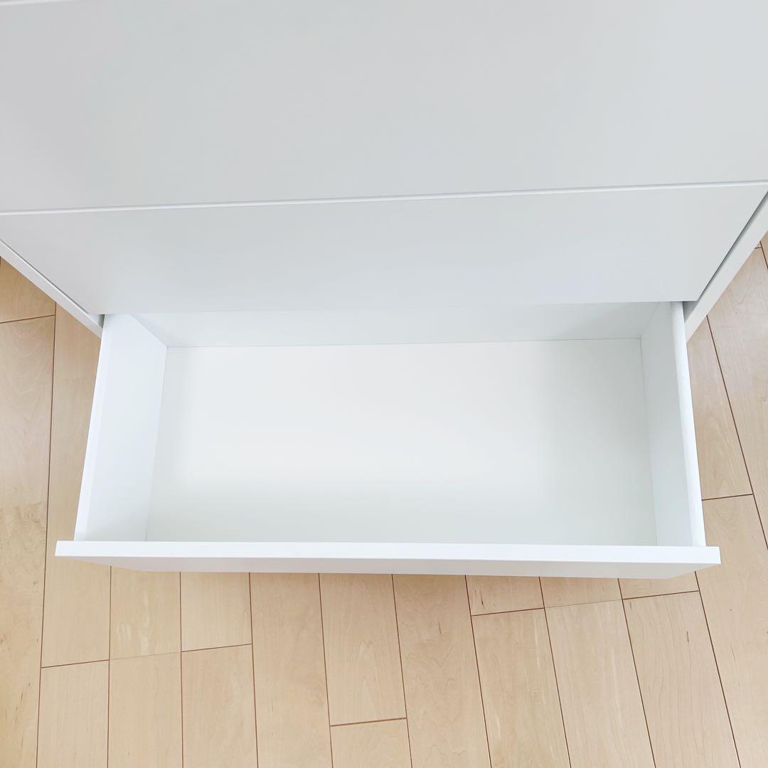IKEA EKET エーケト キャビネット 引き出し3段　ホワイト　【廃盤】②